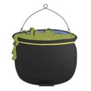 Halloween Cauldron Chalkboard Wall Decor